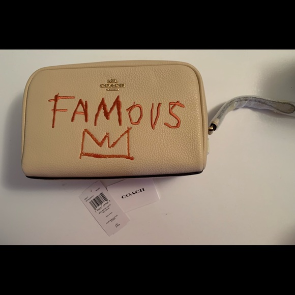 “HOST PICK” Coach X Jean Michel Basquiat Cosmetic Bag & free Clinique Eye Cream - Picture 4 of 10